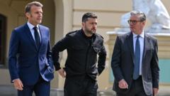 Europe allies say Ukraine peace talks must include Kyiv