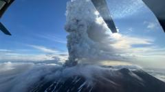 Russian volcano erupts for first time in over 500 years