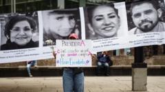 Thousands demonstrate across Mexico for the 130,000 missing