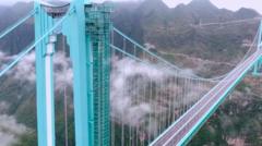 Watch: World’s highest bridge opens in China