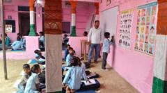 Indian farmer gives up home so village children can have a school