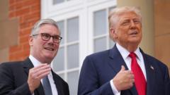 ‘Completely different, yet genuinely get on’ – BBC correspondents on Starmer and Trump