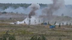 Belarus and Russia stage joint military drills