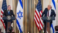 Watch: Trump and Netanyahu outline peace plan to end war in Gaza