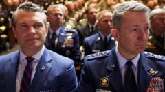 Hegseth rails against ‘beardos’ and ‘woke’ in gathering of US generals