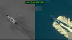 US forces strike third alleged drug vessel killing three, Trump says