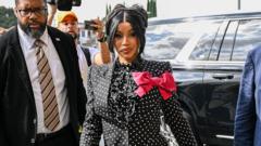 Jury clears Cardi B of assault on security guard in Los Angeles