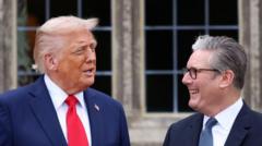 Sarah Smith: Trump visit showed UK’s warm relations – and limited influence