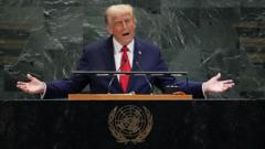 Trump criticises countries’ migration and climate policies in scathing UN speech