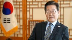 South Korea would accept a Trump-Kim deal to freeze nuclear programme, president tells BBC