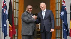 Australia signs key defence deal with Papua New Guinea