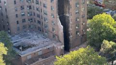 Chunk of NYC building collapses in possible explosion