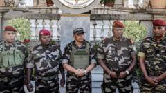 Military says it has seized power in Madagascar after president moves to ‘safe place’