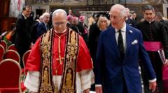 ‘A hugely symbolic moment’: King Charles and Pope pray together