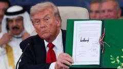 ‘Peace in the Middle East’: Trump signs ceasefire deal in Egypt