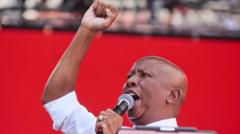 South African firebrand MP Malema convicted of firing a gun in public
