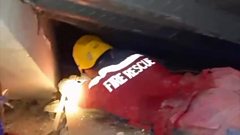 ‘It’s safe now’: See students pulled from rubble of collapsed school