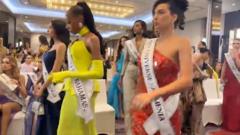 Miss Universe contestants stage walkout after organiser berates Miss Mexico