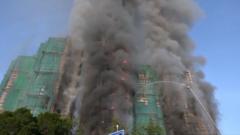 Deadly fire engulfs Hong Kong apartment blocks
