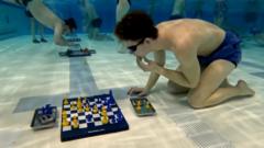 Watch: Underwater chess champions compete for world title