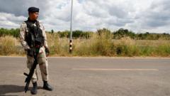 Thailand bombs Cambodian border area as ceasefire talks continue
