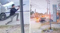 Watch: CCTV captures moment mayor hit in rocket launcher attack in the Philippines