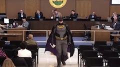 Watch: Batman tells city council to not assist ICE at Super Bowl