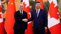 China and Canada announce tariffs relief after a high-stakes meeting between Carney and Xi