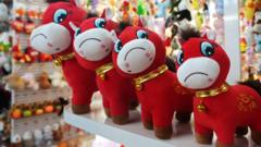 ‘Crying horse’ toys go viral in China ahead of Lunar New Year