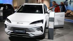 China’s BYD set to overtake Tesla as world’s top EV seller
