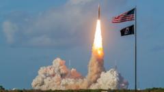 Watch the moment Artemis II blasts into space