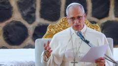 Pope criticises ‘tyrants’ who spend billions on wars after Trump spat