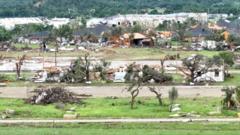 Watch: Aerial video shows destruction after tornado strikes small Texas town