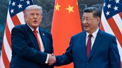 Pomp and pageantry: Key moments from day one of Trump’s visit to China