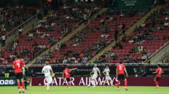 Fans on concourses instead of in seats, claims Fifa