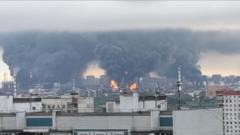 Moscow hit by largest Ukrainian attack since start of Russia’s full-scale war