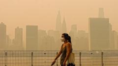 Trump threatens new Canada tariffs over fires sending ‘filthy’ air into US cities
