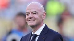 Infantino tells Fifa critics to ‘meditate, pray or watch football’