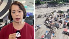 What caused the Nepal-Tibet flash floods?