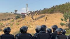 Morocco detains dozens of migrants trying to cross into Ceuta