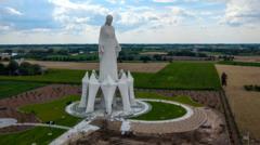 Europe’s tallest Virgin Mary statue unveiled in rural Poland