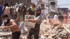 At least 132 killed in Colombia’s largest  earthquake in years